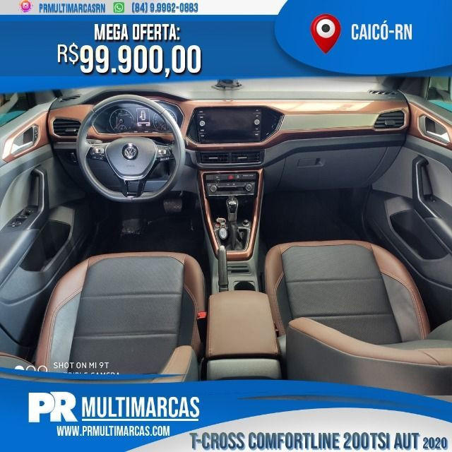 VW Tcross 200TSI Automatico CL 2020 - Foto 7