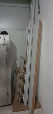 Vendo divisória semi nova em Eucatex de 2,90 x 4,20 - Foto 4