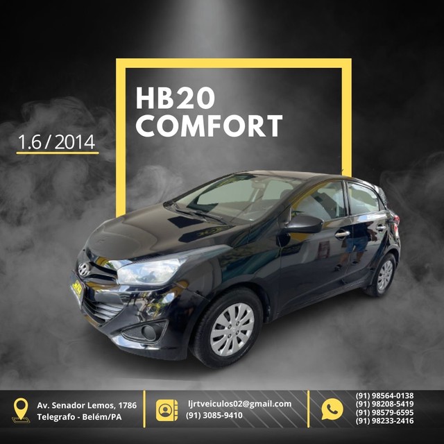 HB20 CONFORT 1.6 2014 CARRO TOP DE LINHA, CARRO SUPER CONSERVADO VENHA CONFERIR