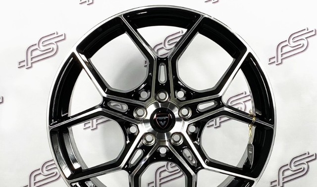 Rodas Vittoria Turim Preto Diamantado 5x112 - 19x8,5 e 19x9,5 - Foto 2