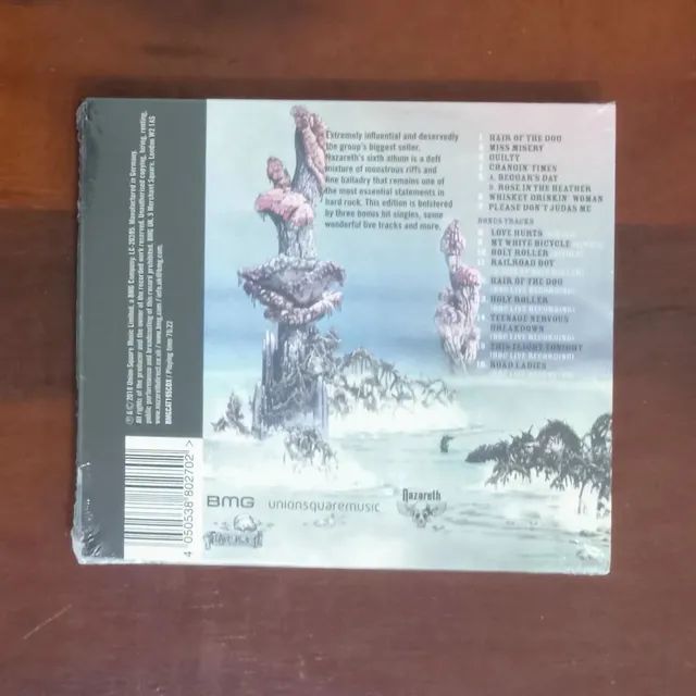 CDs lacrado Nazareth Hair Of The Dog 1975 importado  - Foto 2