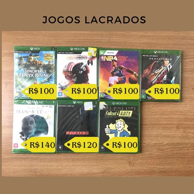 JOGOS XBOX ONE (LACRADOS)