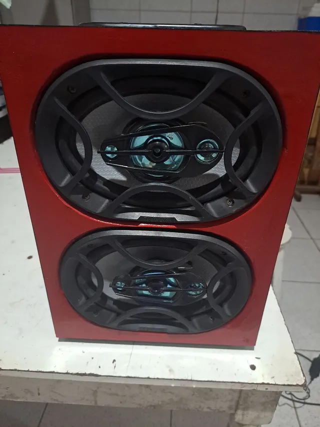 Caixa Bob Jbl Residencial 6x9 + Sub 12 + Estrobo Bluetooth