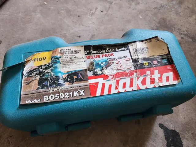 Lixadeira Rotorbital Makita original USA nova com maleta
