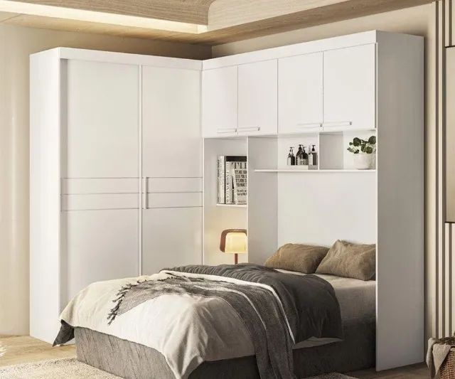 Guarda Roupas Modulado Florença em L - Novo - Promoção