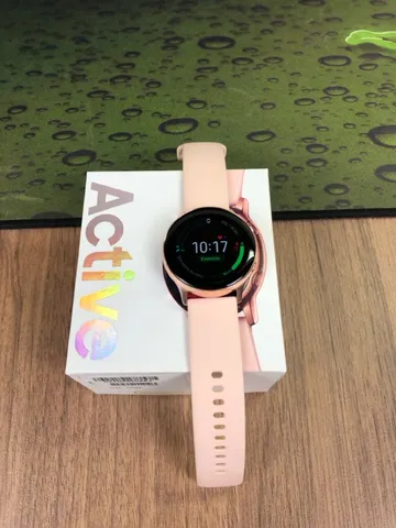 Smartwatch Samsung Galaxy Watch Active Rosê, Relógio Feminino Samsung  Usado 81736489