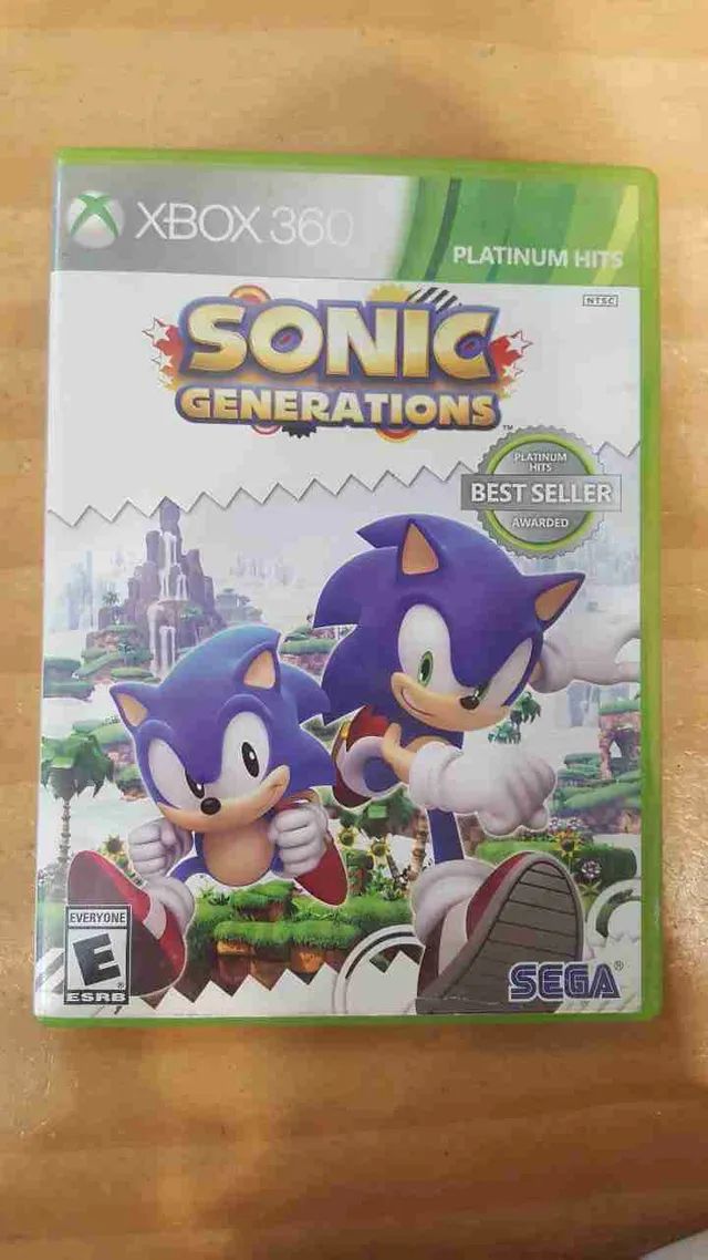 Jogo Sonic Generations para Vídeo Game Xbox 360