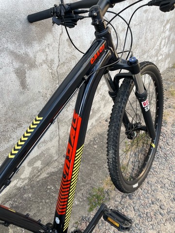 Bicicleta Caloi Moab 29 18v Mst Preto 2021 Rock Shox