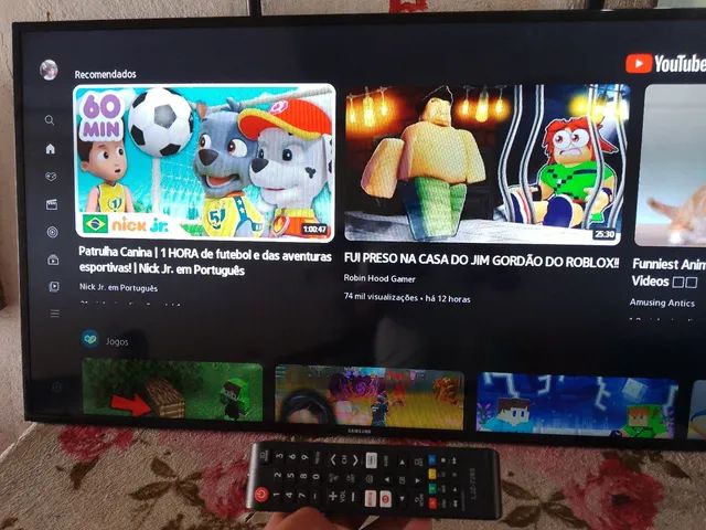 como jogar roblox na tv smart samsung