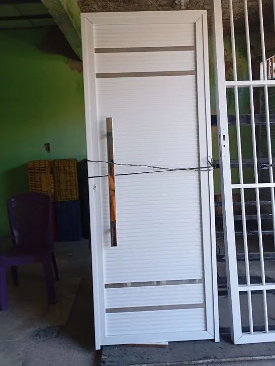 Portão de alumínio novo!
