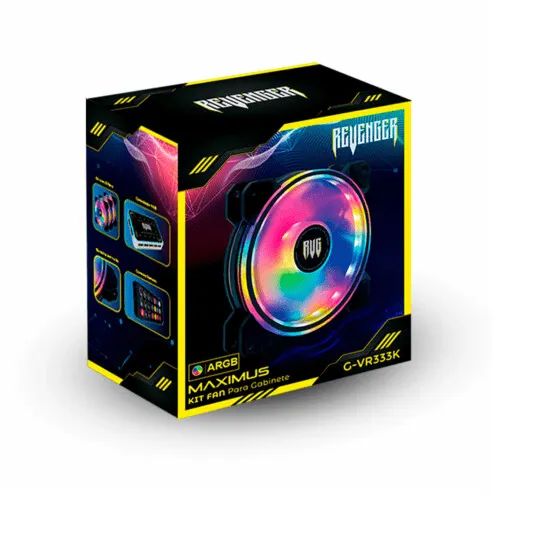 Kit 3 Cooler Revenge Controladora e Controle G-vr333k - Foto 4