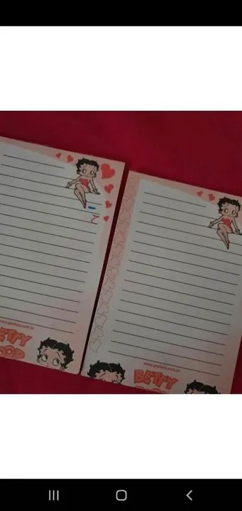 Bloco de Notas Betty Boop - kit com 2 - Foto 2