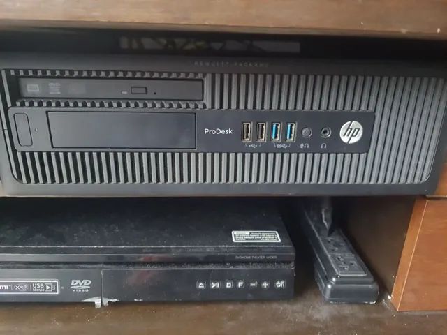Desktop computador hp prodesk ssd 256 8gb ram core i5 placa AMD radeon.