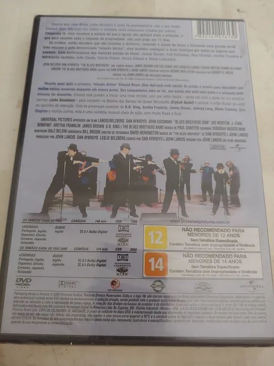 Dvd Os Irmãos Cara de Pau 1 e 2 - 2 DVDs - Foto 2