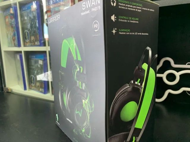 Headset Gamer Swan Warrior: Som Imersivo, Comunicação Nítida e Design Iluminado