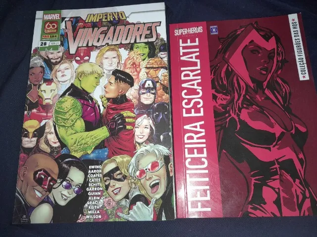 HQ Imperyo Vingadores + revista Feiticeira Escarlate