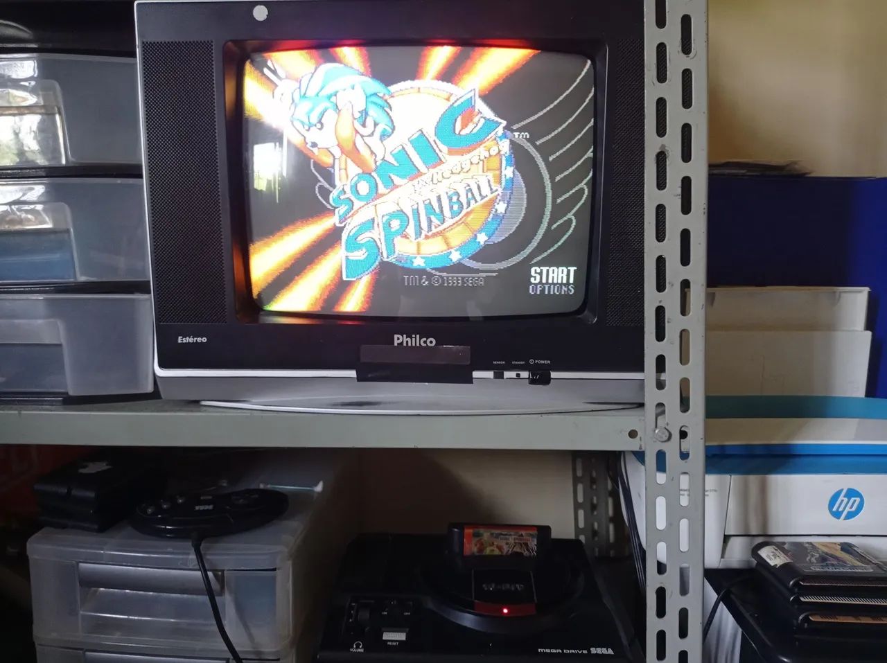Jogo Sonic Spinball original mega Drive - Foto 5