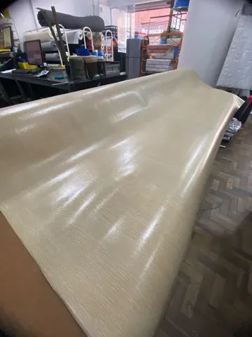 Piso vinílico em manta 