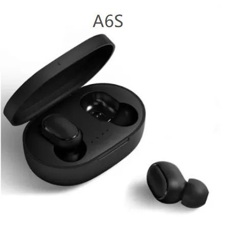 Fone De Ouvido Sem Fio E6s Bluetooth 5.0  Tws Preto