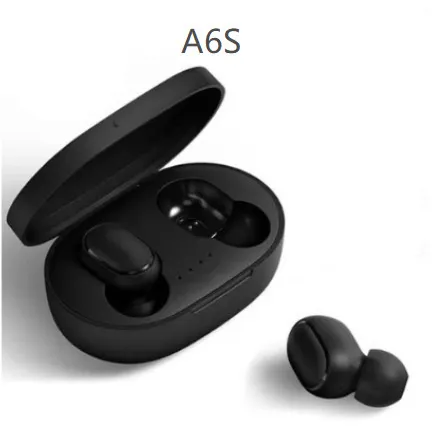 Fone De Ouvido Sem Fio E6s Bluetooth 5.0 Tws Preto