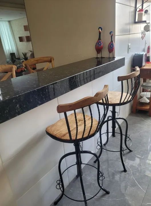 Banqueta Alta Regulável Premium 70 ou 80cm  - Foto 2