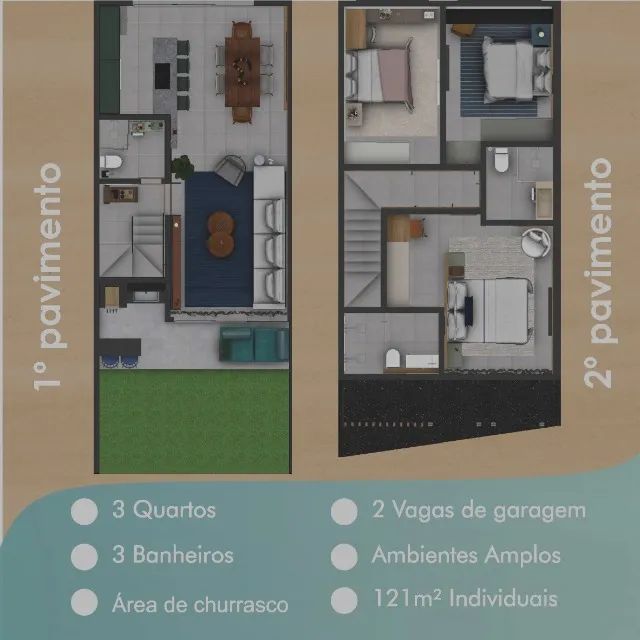 Duplex praia dos Castelhanos - Foto 4