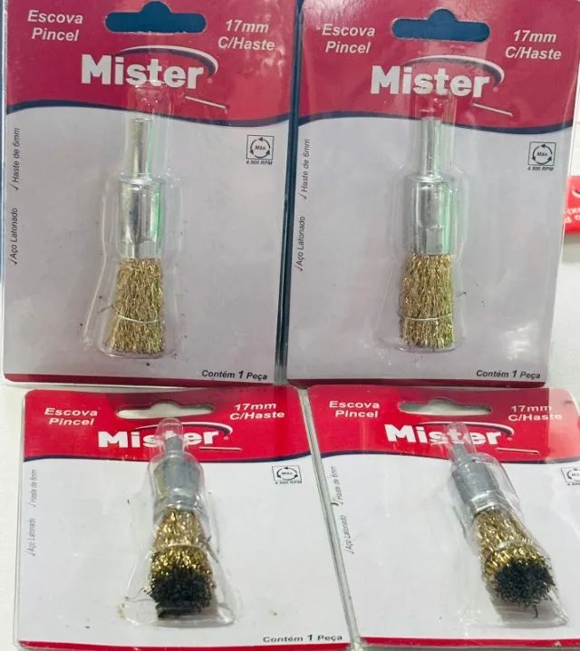 Escova Pincel Metal 17mm - Foto 2