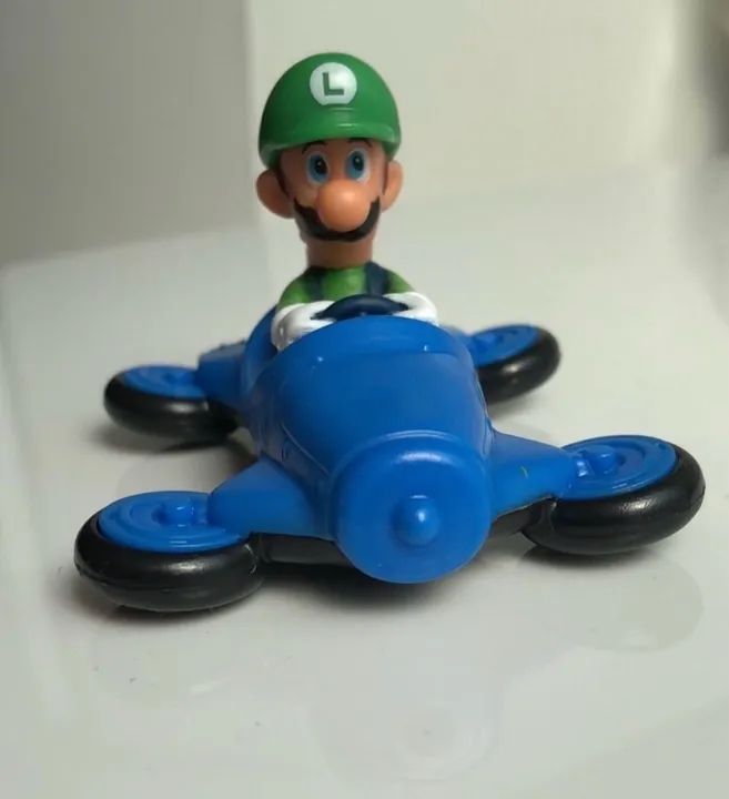 luigi - mario kart (com adesivos) - Foto 2