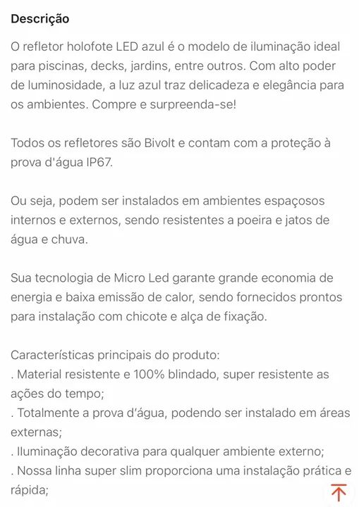 Refletor LED 200W IP67 Arcoíris - Iluminação Potente - Foto 4