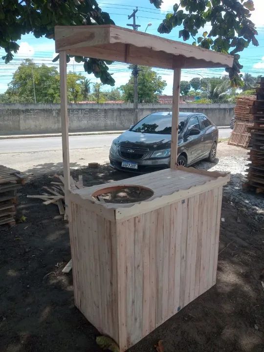 Balcão de pallet desmontável  - Foto 4