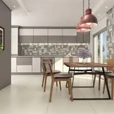 Piso polido 82x82 Detroit Crema   - Foto 5