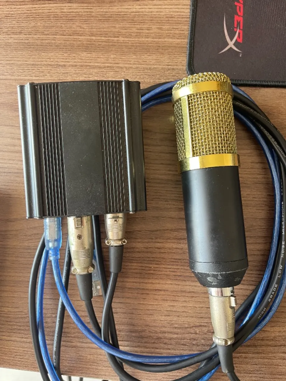 Microfone BM800 + Phantom Power 48v