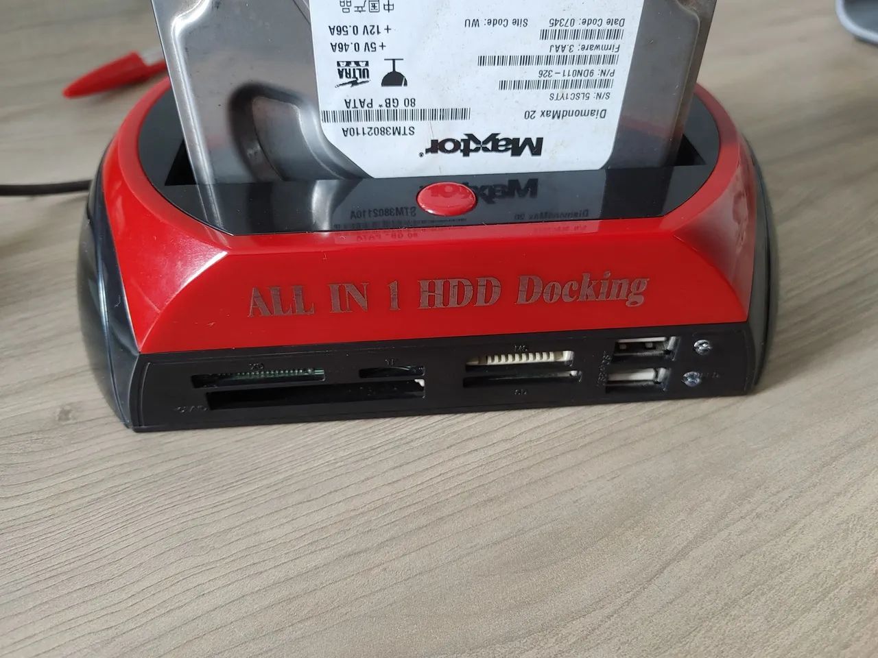 Dock Station leitor Usb Hd externo Sata Ssd Ide + Hdd 500GB - Foto 3