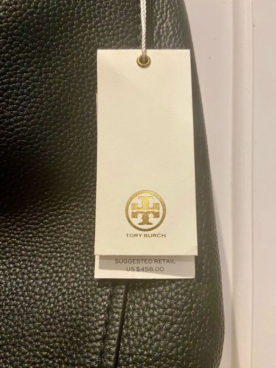 Bolsa Tory Burch Preta Couro com etiqueta Nova  - Foto 4