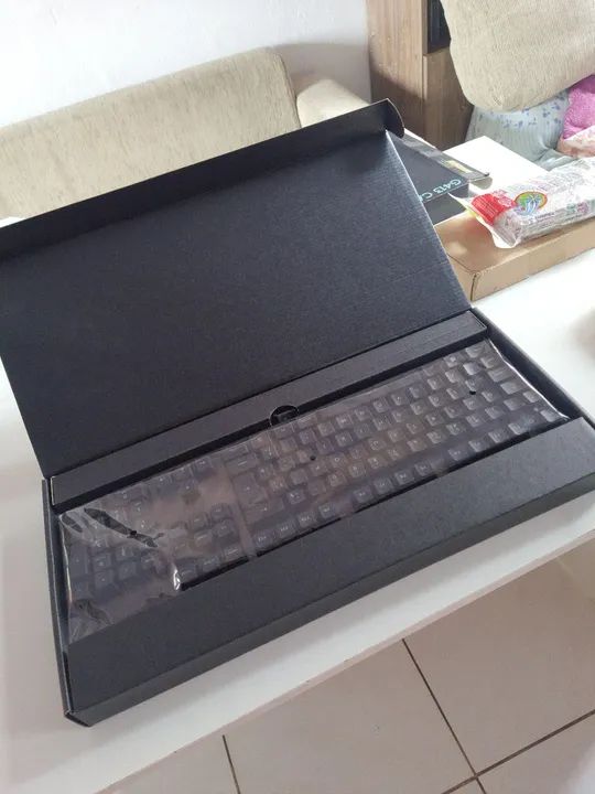 Kit Teclado Logitech G413 Carbon e Mouse Gamer Force One Gripen - Foto 3