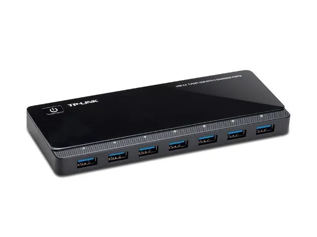 Hub USB 3.0 TP-Link com Fonte Externa (7+2 Portas) [Novo] - Foto 2