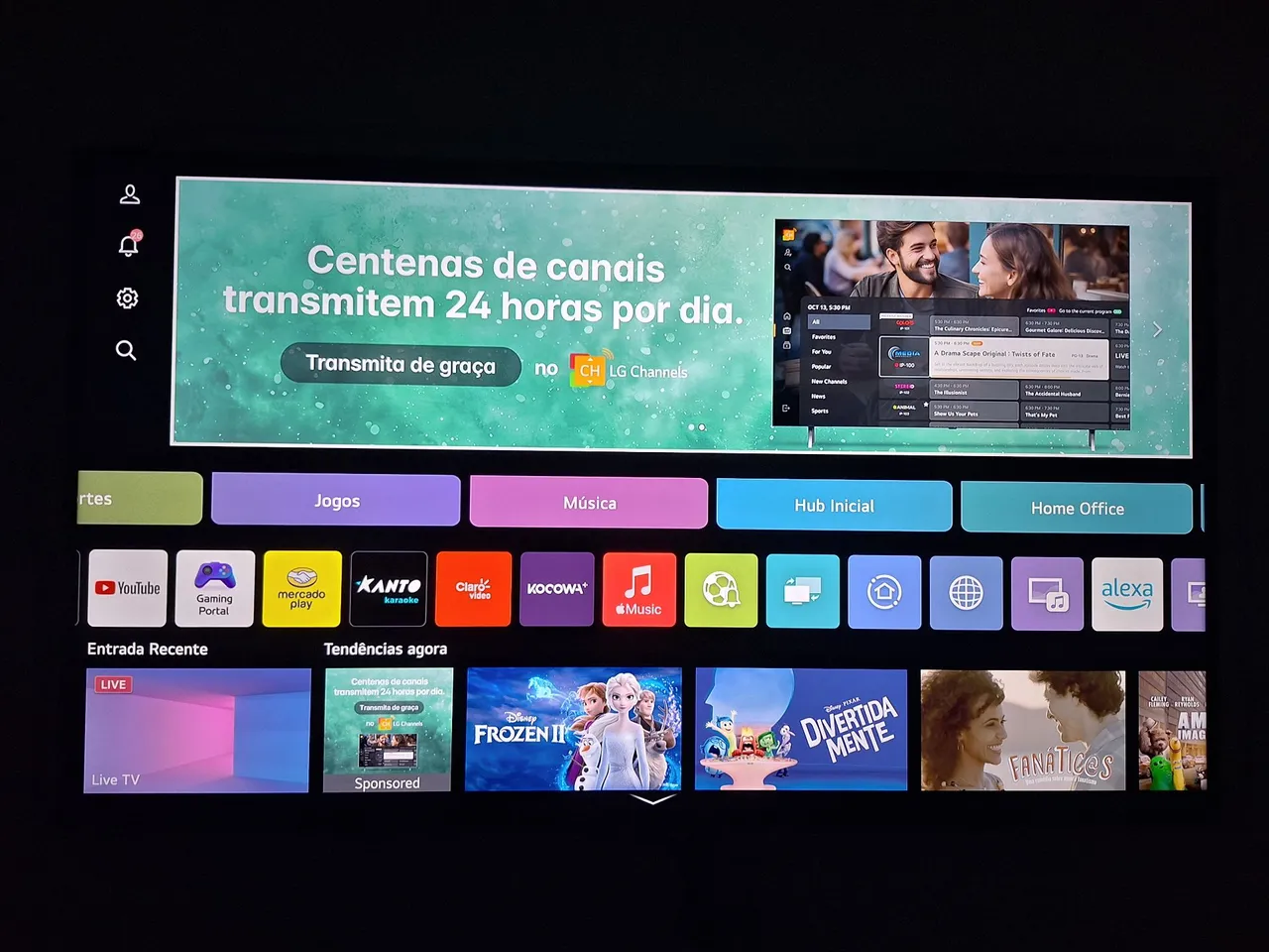 OPORTUNIDADE IMPERDÍVEL! SMART TV LG 50?4K ULTRA HD-QUASE NOVA COM NOTA FISCAL R$1.890,00