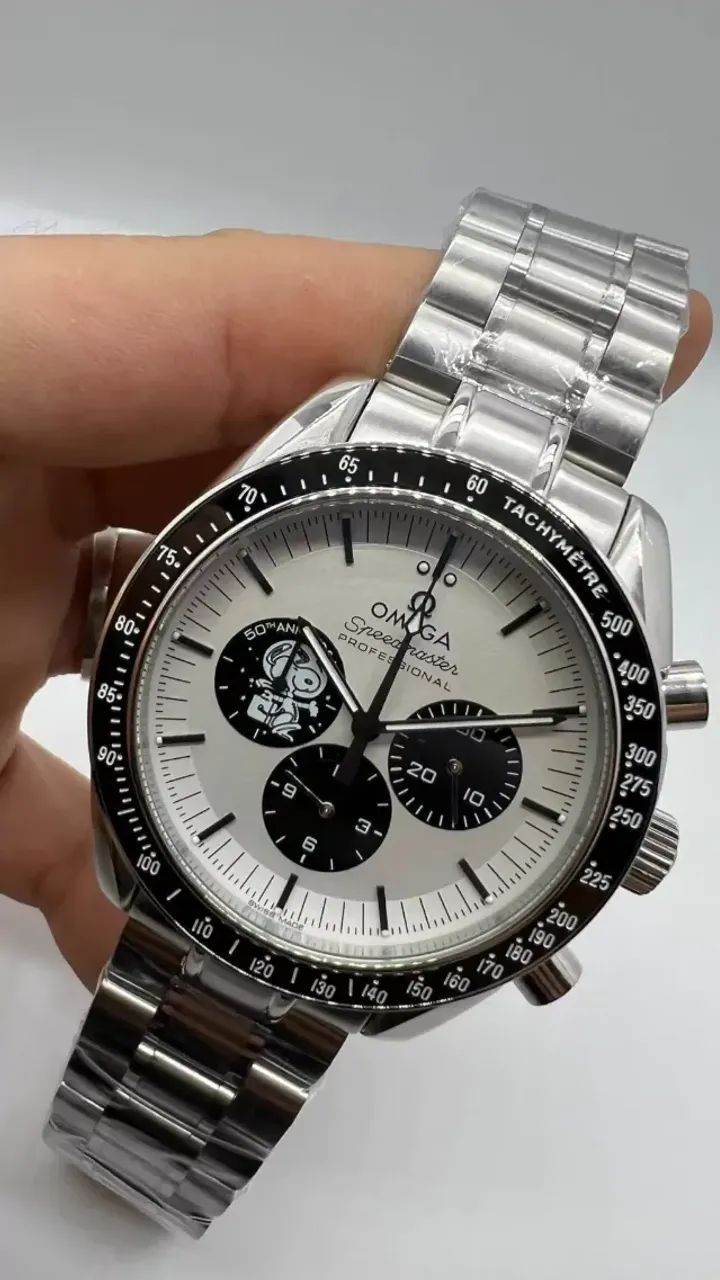 Relógio OMEGA SPEEDMASTER SNOOPY FUNCIONAL - ENTREGAMOS - Foto 5