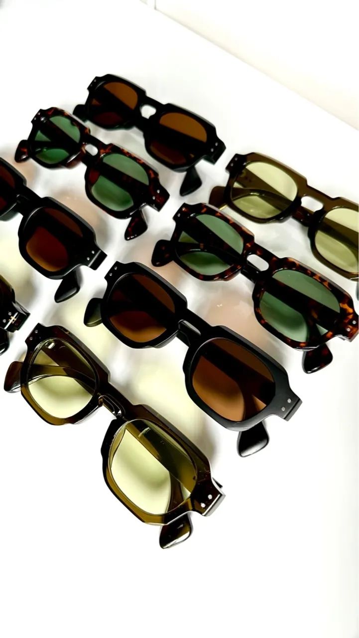Óculos de sol lentes coloridas  - Foto 3
