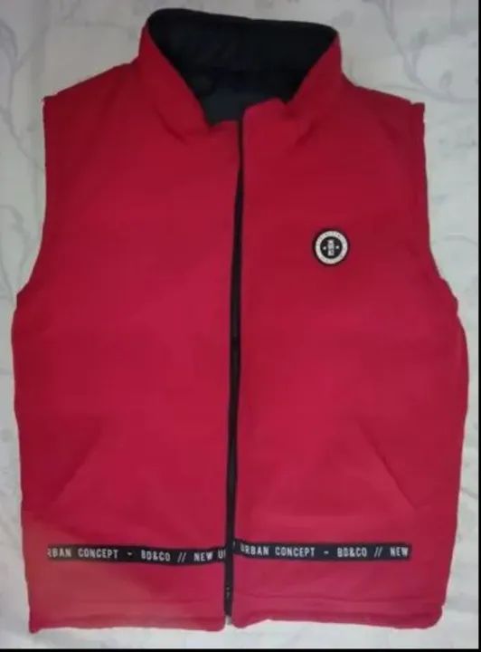 Vendo Colete Puffer dupla face - Foto 2