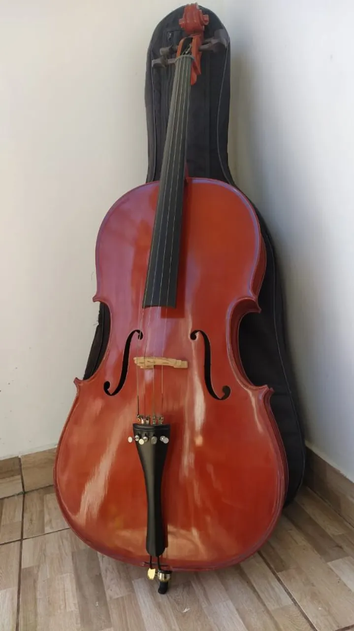 Violon cello com Arco/Case