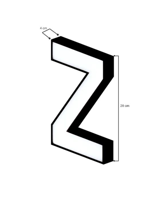 Kit - 5 Letras Caixa Com Led - Foto 3