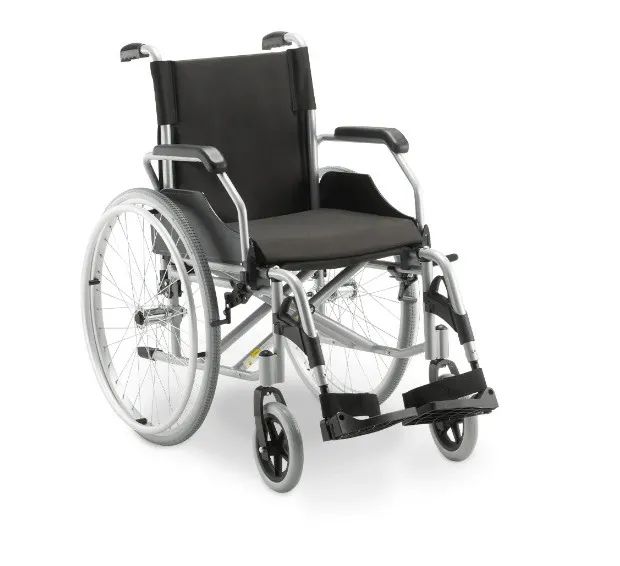 Cadeira de Rodas em Alumínio Dobrável até 120 Kg D600 Dellamed