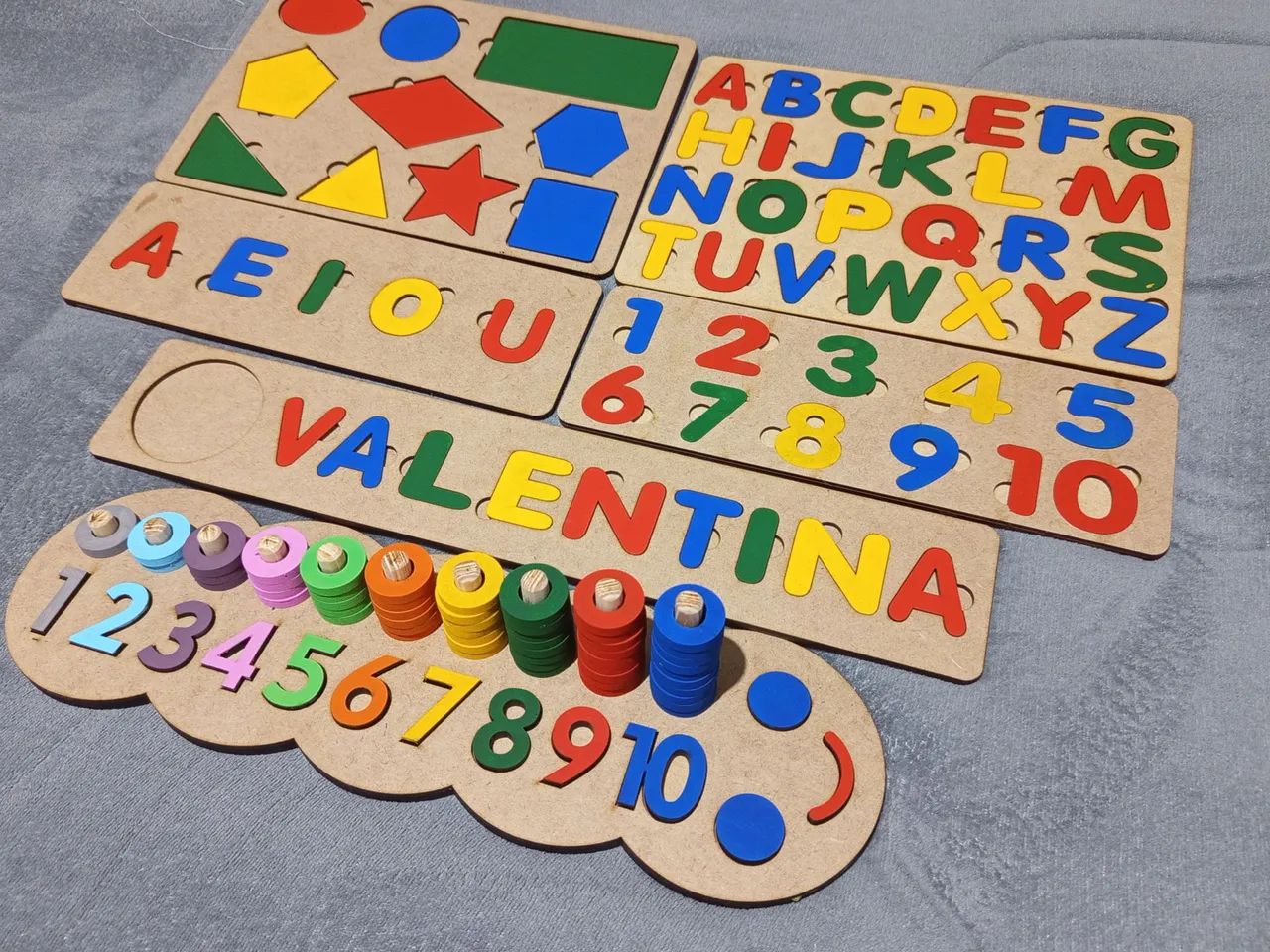 Brinquedo pedagógico madeira  - Foto 3