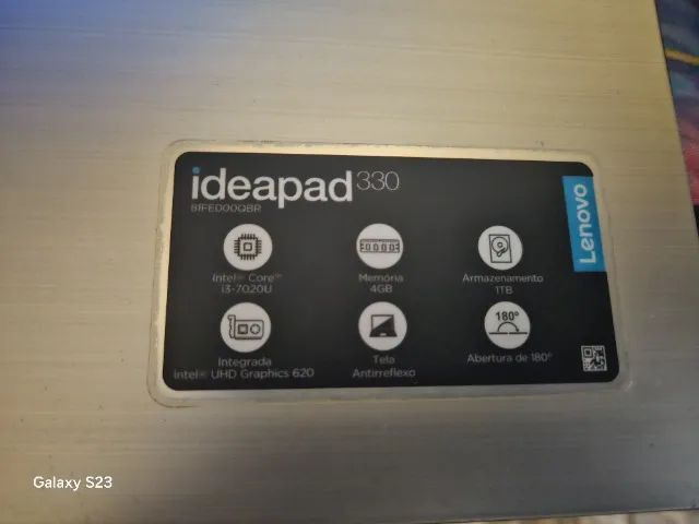 Notebook Lenovo Ideapad Intelcore I3 7gen, 8gbram, Ssd240gb - Envio OLX Pay - Foto 2