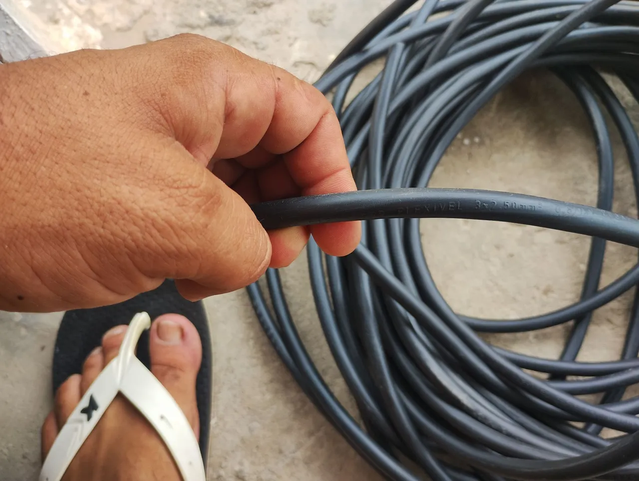 Cabo Flexível 3x2,5mm²