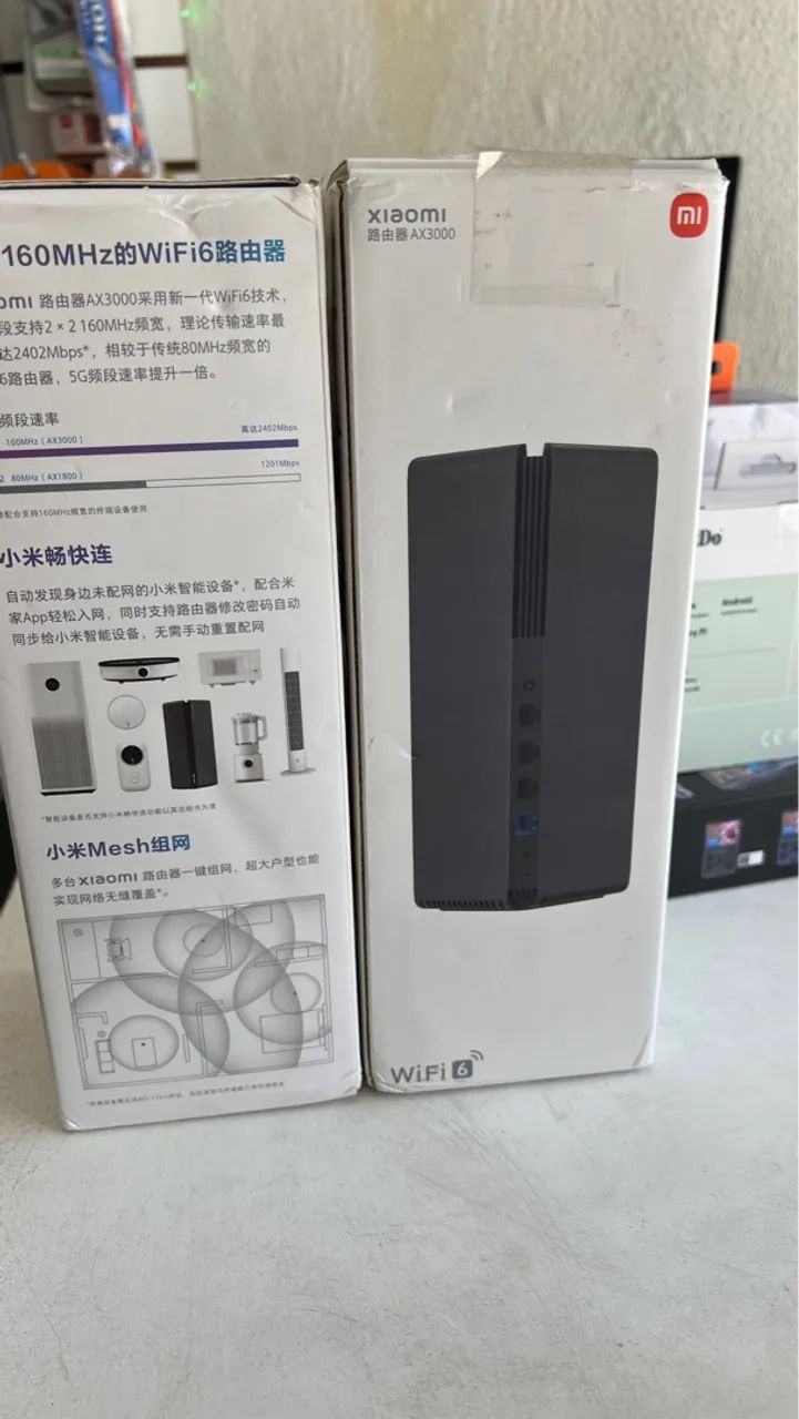 Roteador Repetidor Wifi 6 Mesh Xiaomi Mi Ax3000 Preto - Foto 2