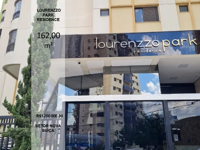 LOURENZZO PARK RESIDENCE - SETOR NOVA SUÍÇA - 162,00m2
