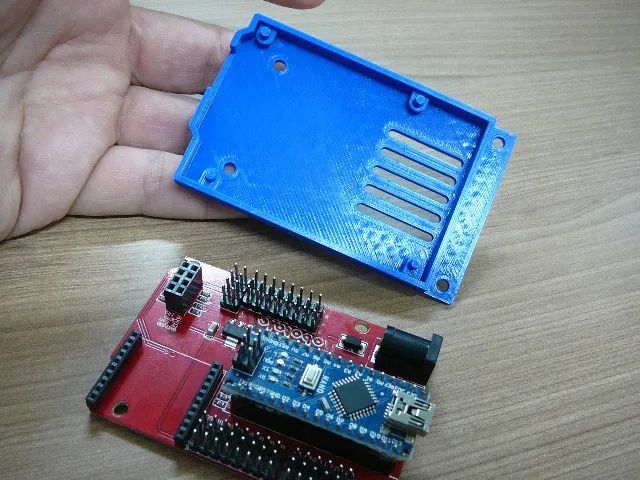 2 case, caixa, base protetora - arduino nano long - Foto 2