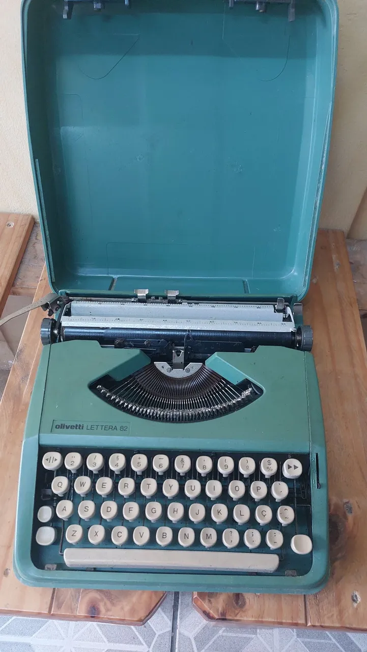 Máquina de datilografia!